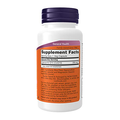 CoQ10 200 mg for Cardiovascular Health, 60 Capsules