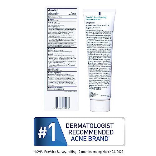 Acne-Fighting Foaming Cleanser with Benzoyl Peroxide & Hyaluronic