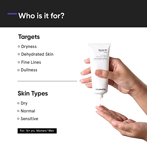 Marula Oil Face Moisturizer with Hyaluronic Acid
