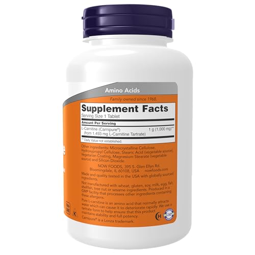 L-Carnitine 1,000 mg Tablets, Fitness Support*Amino Acid