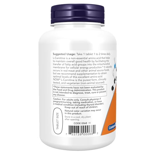 L-Carnitine 1,000 mg Tablets, Fitness Support*Amino Acid