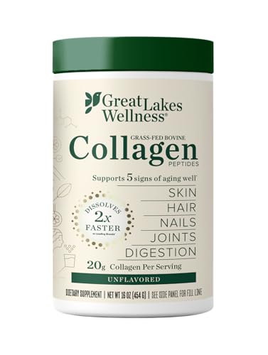 Great Lakes Wellness Collagen Peptides Powder - 16 oz