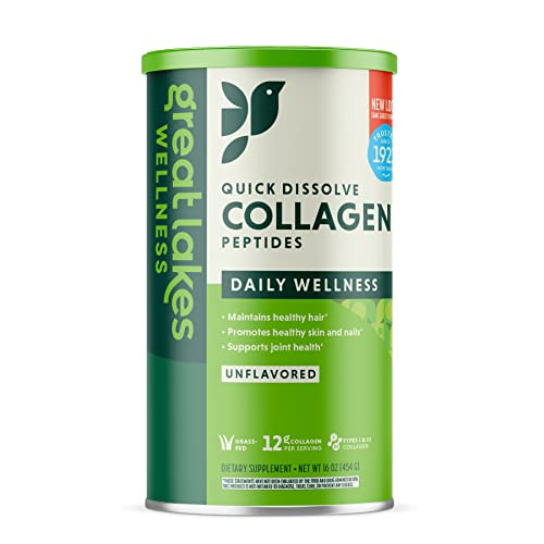 Great Lakes Wellness Collagen Peptides Powder - 16 oz