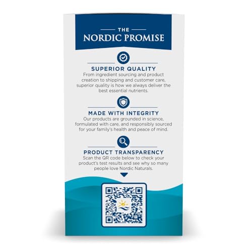 Nordic Naturals Ultimate Omega Soft Gels - Lemon - 1280mg Omega-3 - High-Potency Fish Oil