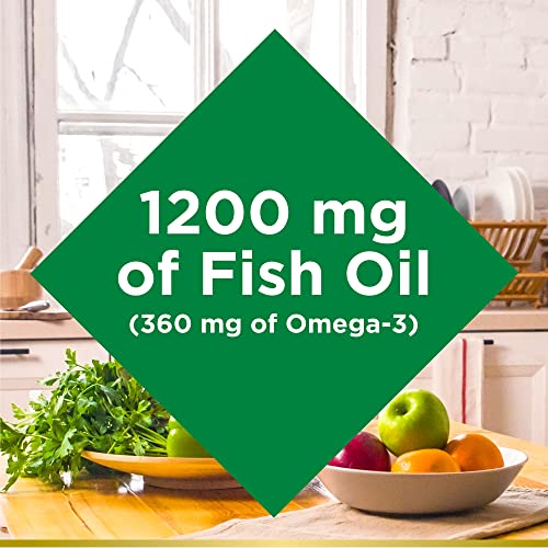 Heart Health: Nature's Bounty Fish Oil Softgels 200