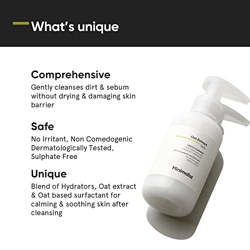 Gentle Face Wash for Sensitive Skin with Oat Extract
