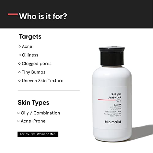 Salicylic Acid Face Wash for Oily, Acne Prone Skin