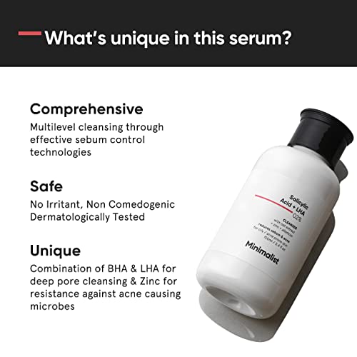 Salicylic Acid Face Wash for Oily, Acne Prone Skin