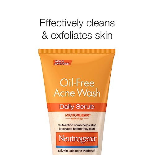 Neutrogena Oil-Free Acne Face Scrub, 2% Salicylic Acid
