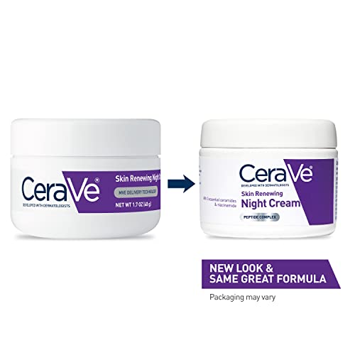CeraVe Skin Renewing Night Cream | Hydrating Face Moisturizer