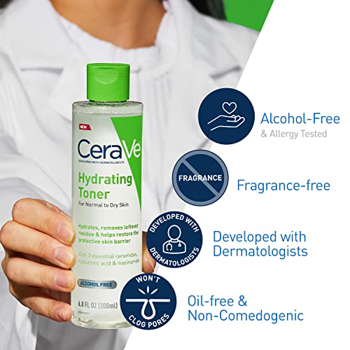 CeraVe Hydrating Face Toner with Hyaluronic Acid