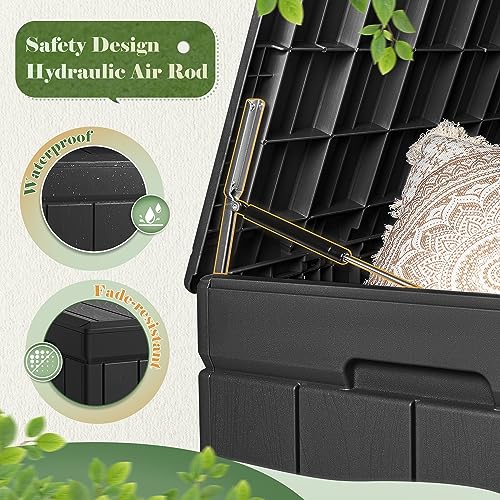 Resin Deck Box: Waterproof Outdoor Storage for Patio