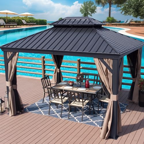 Kozyard Alexander 10' X 12' Aluminum Gazebo