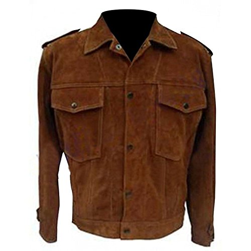 Large Beatles Suede Leather Jacket by NM-Fashions