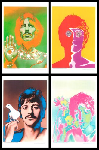 Avedon's Beatles 13x19 Poster Set