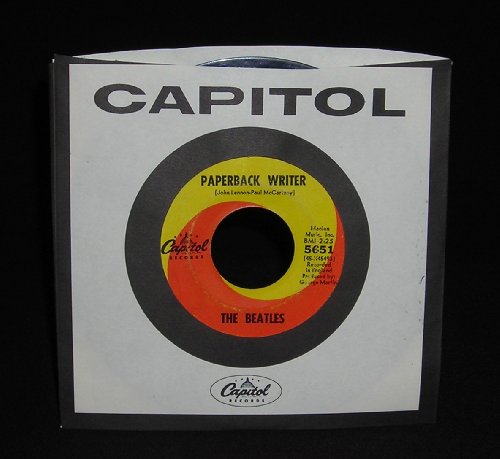1965 Capitol 45 Vinyl Record & Sleeve - The Beatles
