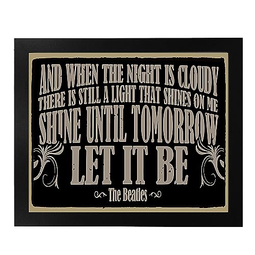The Beatles "Let It Be" Song Art Print