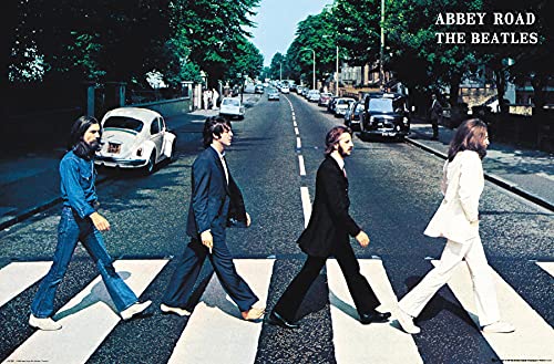 Abbey Road Beatles Poster, 22.375" x 34