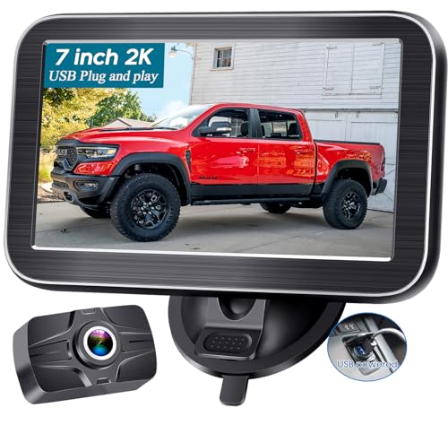 7-Inch Backup Camera with Clear Night Vision - AMTIFO