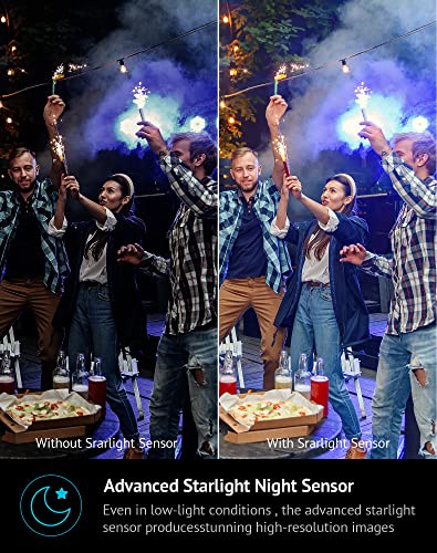 LaView 4MP Security Cameras with Starlight Sensor