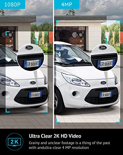 LaView 4MP Security Cameras with Starlight Sensor