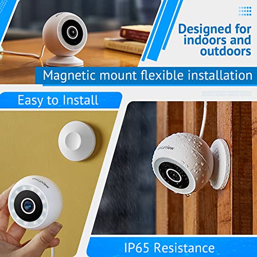 LaView 4MP Security Cameras with Starlight Sensor