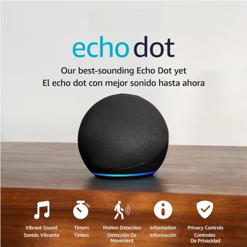 Echo Dot 5th Gen | International Version with US Power Adaptor