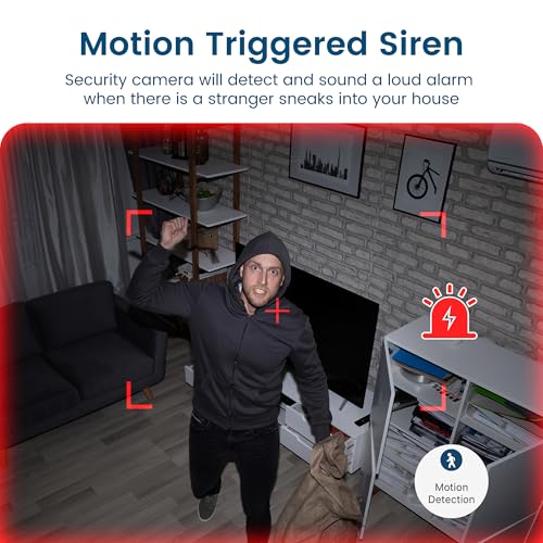 litokam Indoor Security Camera with Night Vision