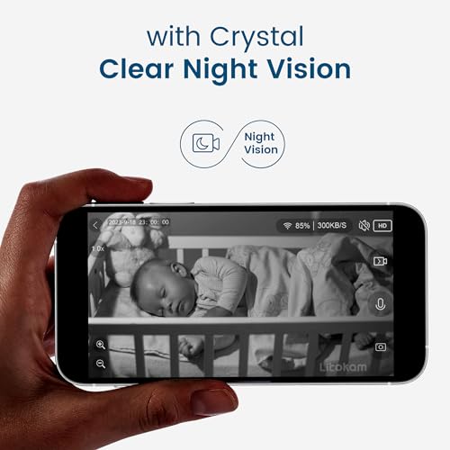 litokam Indoor Security Camera with Night Vision