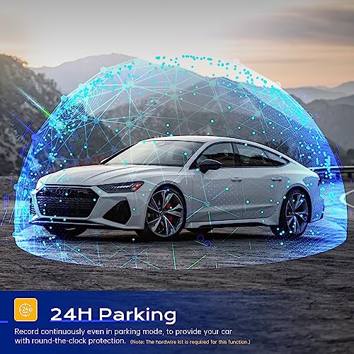 Pelsee P1 Duo Dash Cam - Dual Front/Rear, 4K