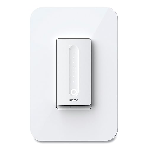 WeMo WiFi Smart Dimmer Switch - Control Lights Anywhere