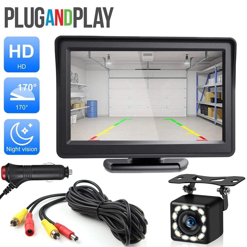 HD Rear View Camera with 4.3" Monitor