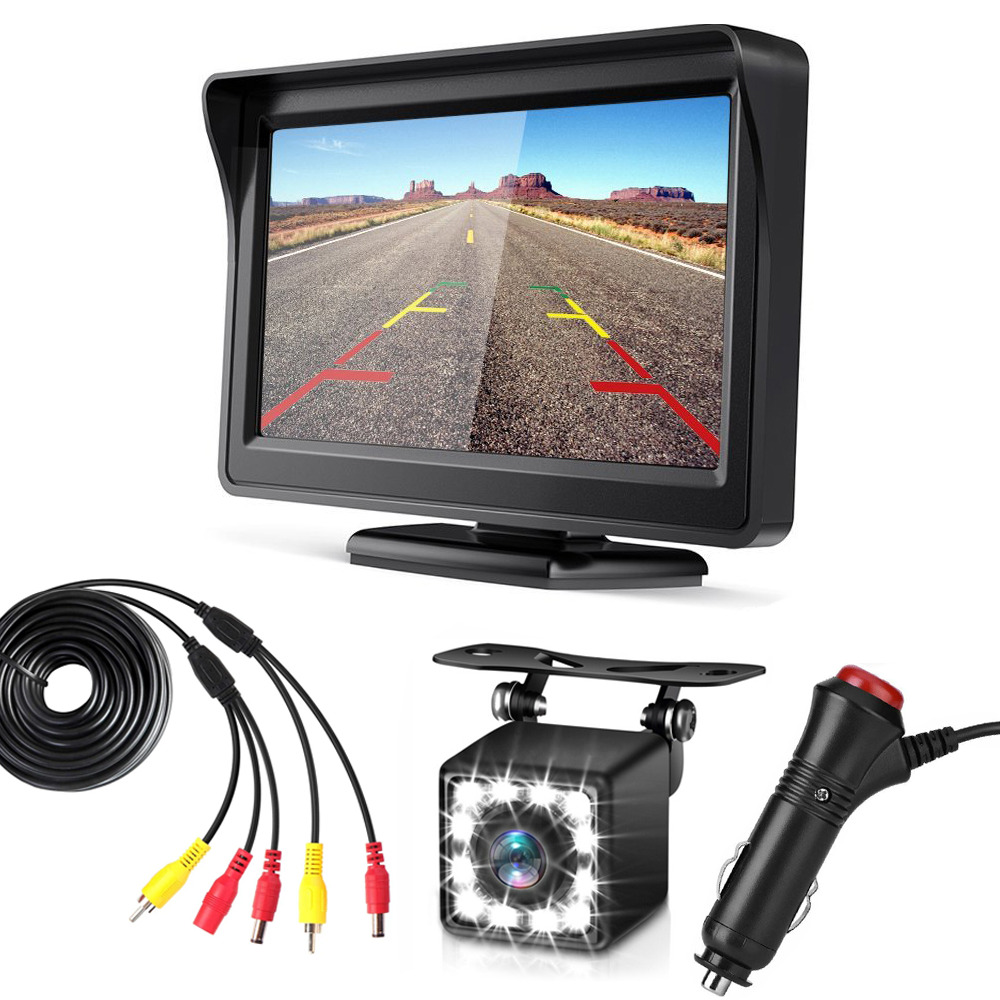 HD Rear View Camera with 4.3" Monitor