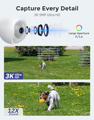 Hugolog 3K Wireless Outdoor Security Camera with AI