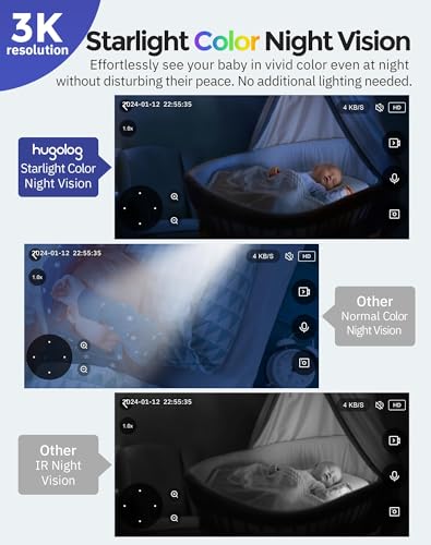 Hugolog 3K Wireless Outdoor Security Camera with AI