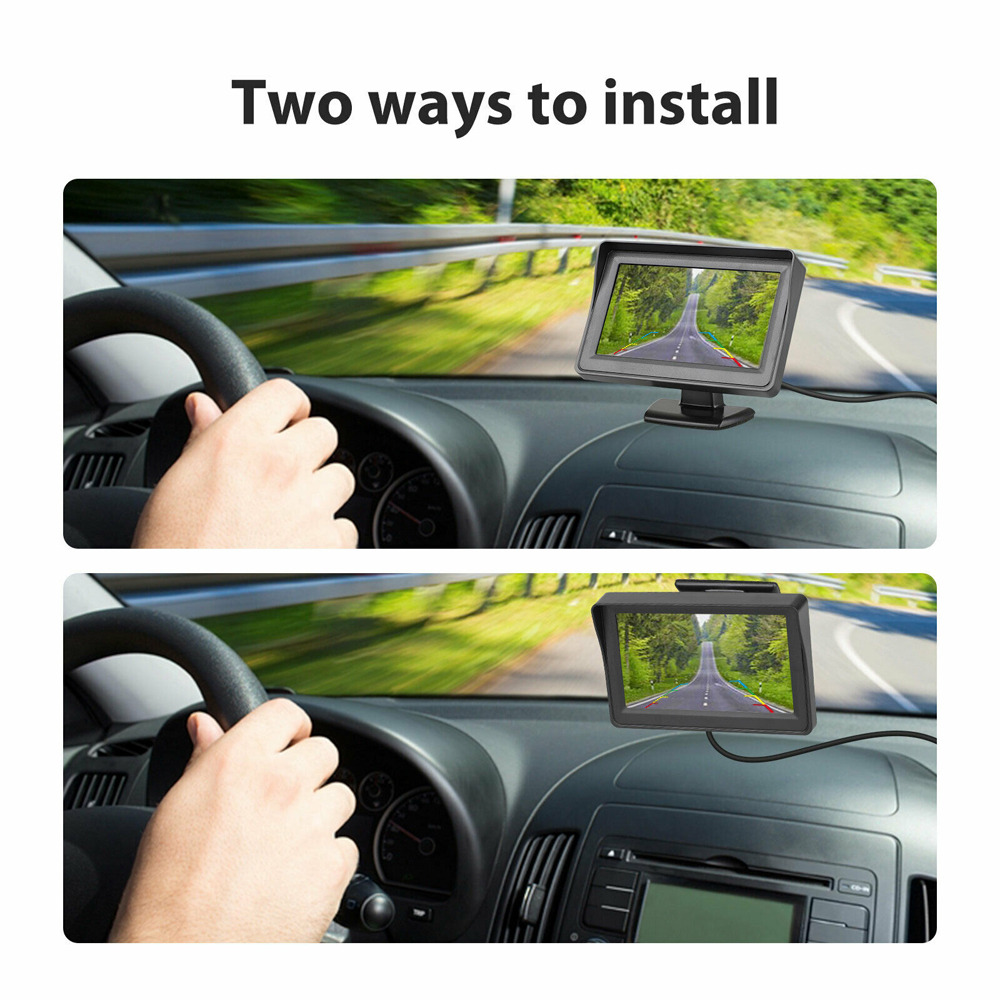 HD Rear View Camera with 4.3" Monitor