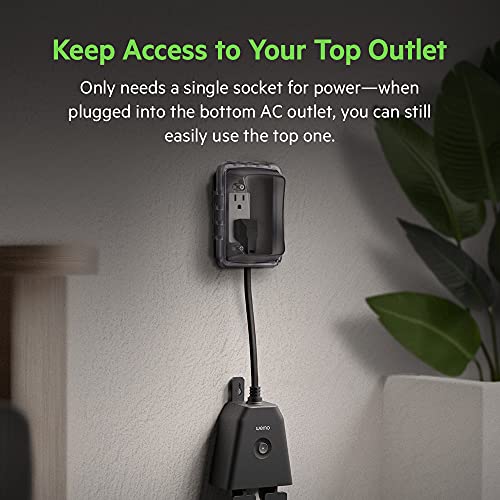 Outdoor Camera Smart Plug - Compatible with Alexa & Google