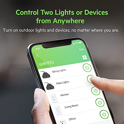 Outdoor Camera Smart Plug - Compatible with Alexa & Google