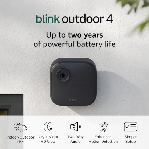 Blink Outdoor 4 - Wire-free smart security cameras with Alexa