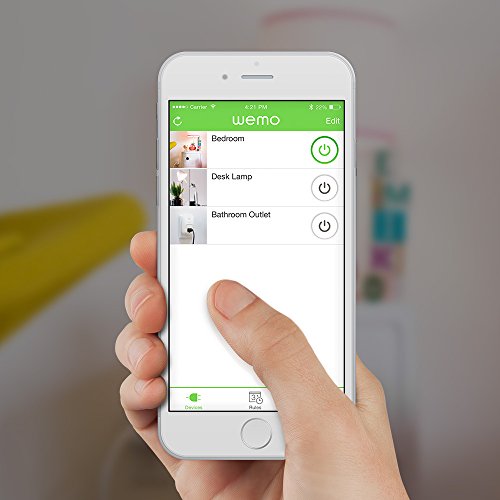 Alexa-compatible WeMo Switch Smart Plug for Cameras