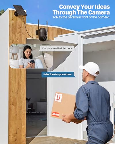 Wireless Solar Outdoor Security Camera System with Motion Sensor