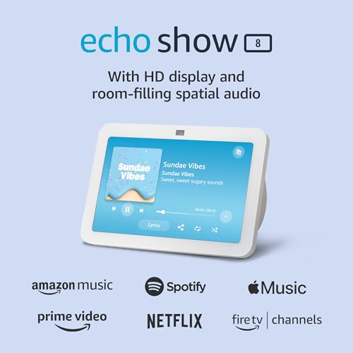 2023 Echo Show 8 | Spatial Audio, Smart Home Hub