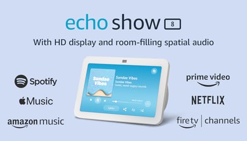 2023 Echo Show 8 | Spatial Audio, Smart Home Hub