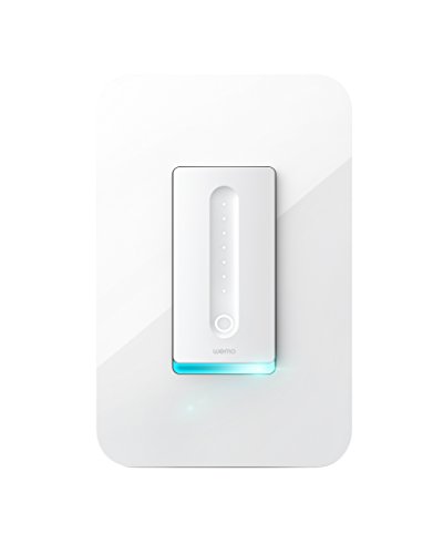 WeMo Dimmer Wifi Light Switch, Compatible with Alexa