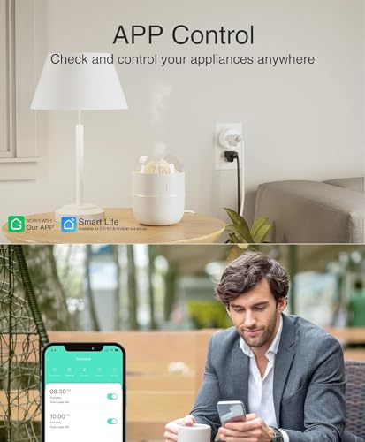 Smart Mini Plug for Alexa and Google Home Control