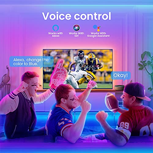 TJOY 100ft Smart RGB LED Strip Lights with Alexa