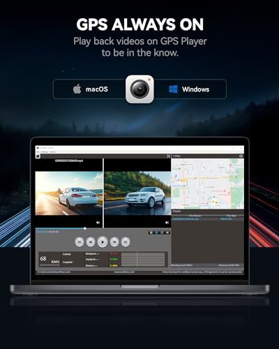 12" WOLFBOX G840S 4K Mirror Dash Cam