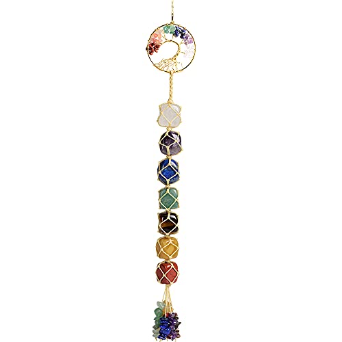 Handmade Tree of Life Chakras Healing Stones