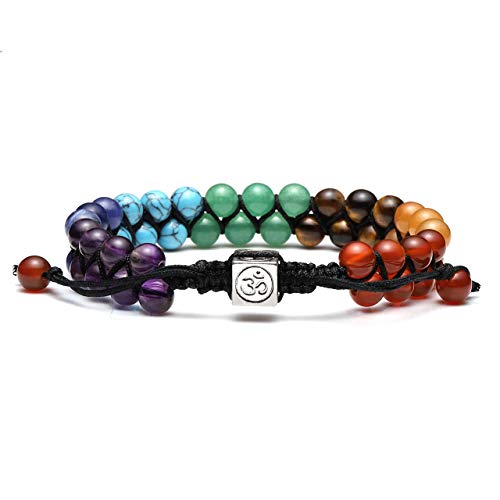 7 Chakra Healing Crystals Bracelet for Yoga Meditation