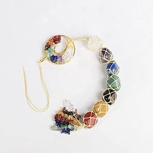 Handmade Tree of Life Chakras Healing Stones
